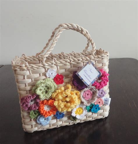 bolsa com flores